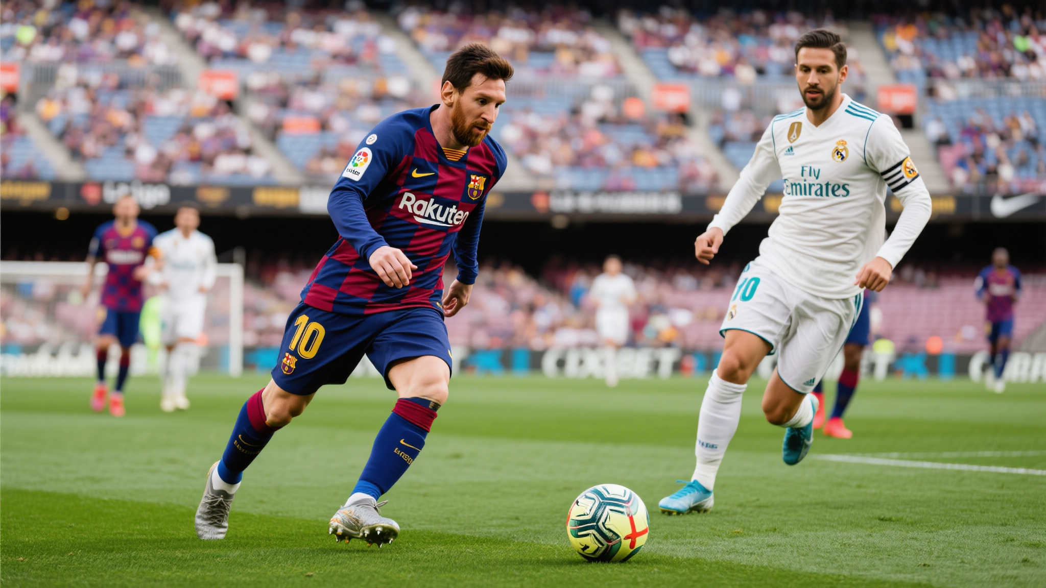 相比之下，西班牙La Liga缩股于“传控打法”的